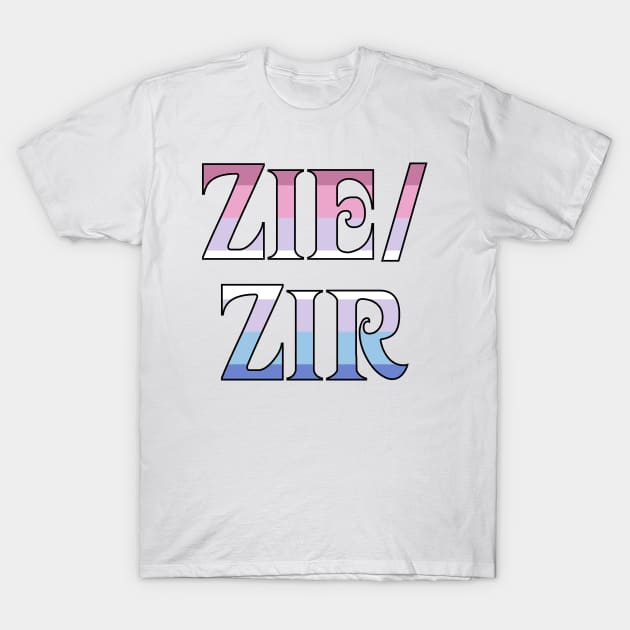 Bigender Zie/Zir T-Shirt by Optimysticals